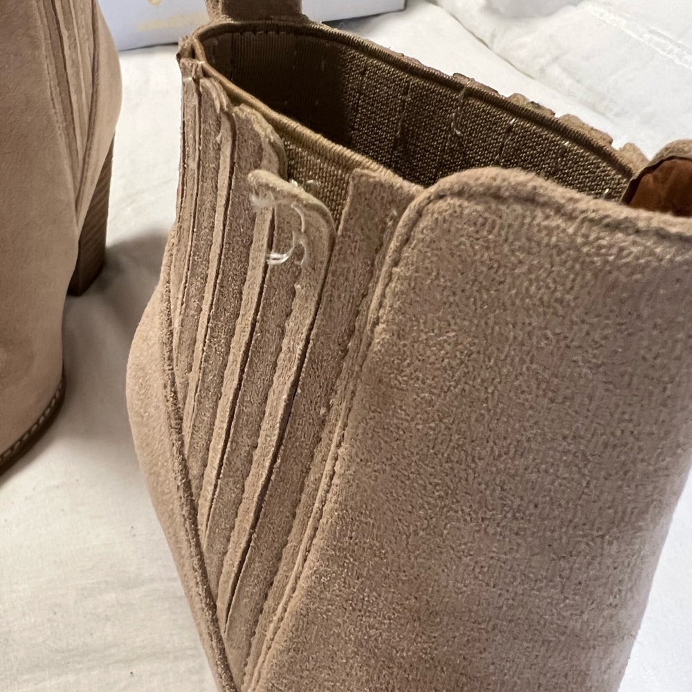 Beast fashion taupe suede ankle boots - Picture 9 of 9